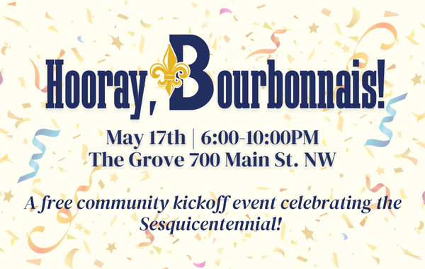Soiree de Bourbonnais A 150 Year Celebration Kickoff of the Village of Bourbonnais